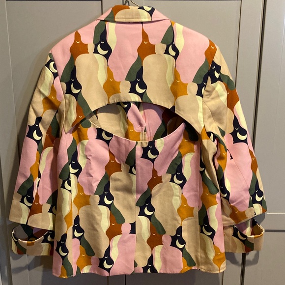 Farm Rio The Kiss Multicolor Cutout Blazer - Picture 10 of 14